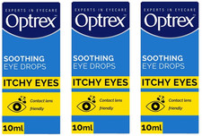 3x 10ml Optrex Soothing Eye