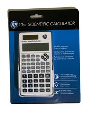 Hp 10s+ Solar Powered Scientific Calculator With Cover & User Guide Student
