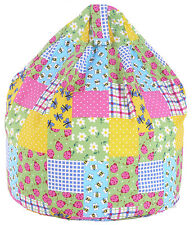 Child / kids Size Patchwork / Ladybirds Bean Bag With Beans By Bean Lazy