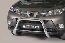 PROTECTION FRONT MISUTONIDA HOMOLOGATED INOX DIAM.76 FOR TOYOTA RAV 4 '13/'15