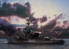 HMS WARSPITE - NORMANDY