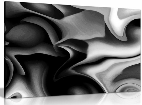 Abstract grey black and white - black,
