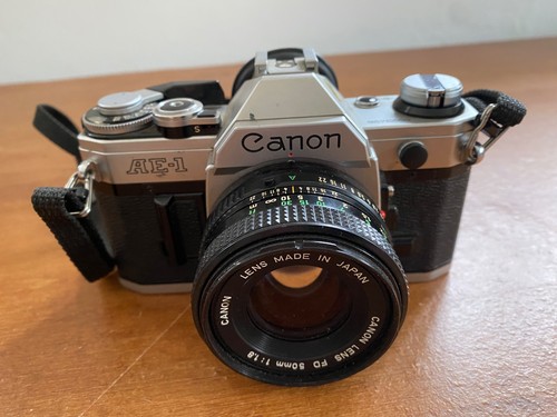 Canon black 35mm slr film - canon,