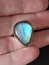 TEARDROP SHAPED STERLING