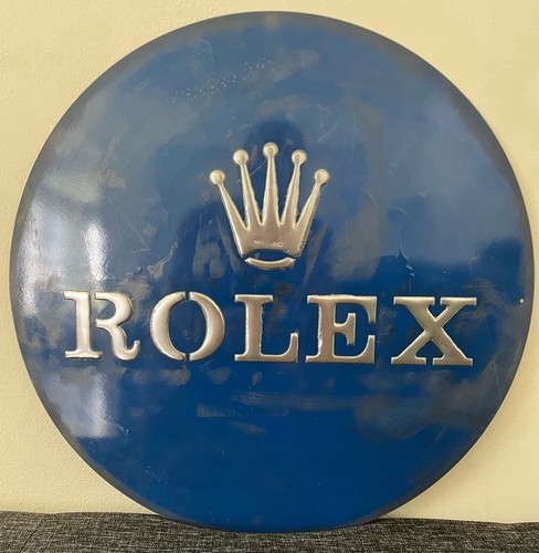 Rolex handmade metal sign - handmade,