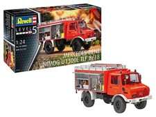 RVL-7512 Revell Germany 1/24 Mercedes Benz Unimog U1300L TLF 8/18 Fire Truck