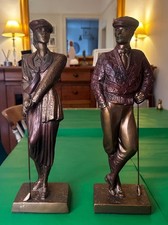 Vintage Austin Sculpture Pair