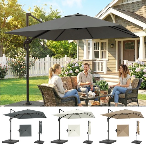 4x2 cantilever parasol - 2.4x2.4,