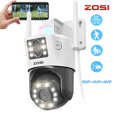 ZOSI PTZ CCTV Security WiFi Camera Outdoor HD Color Night Vision Two-Way Audio