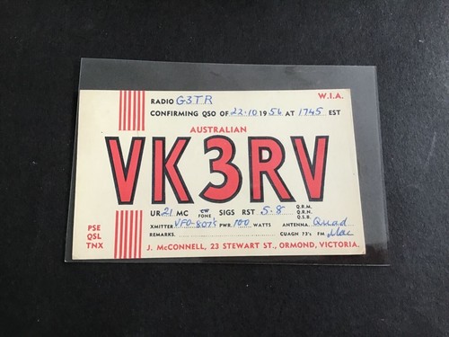 Vintage qsl radio - qsl,
