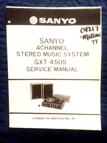 Sanyo gxt4505 gxt - gxt, stereo