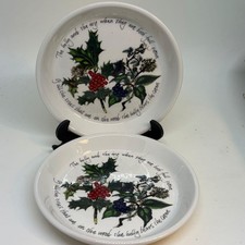 Pair of Portmeirion Christmas