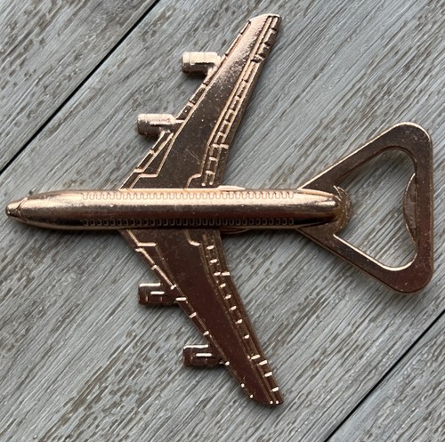 Airplane metal bottle opener - bottle,