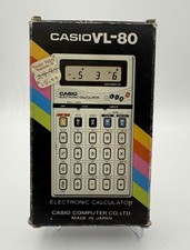 Casio  VL-80 Synthesizer Keyboard/Calculator, 80s Era, Japan RARE