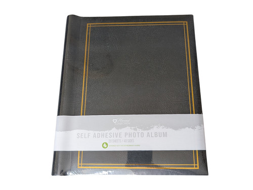 Black self adhesive photo - black,