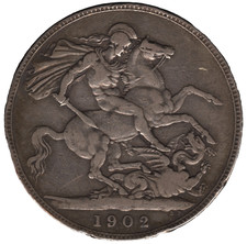 1902 Edward VII Silver Crown