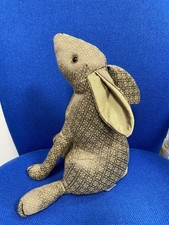 VINTAGE GREAT CONDITION DORA DESIGNS GOLD/BROWN HARE/BUNNY DOORSTOP - CG C81