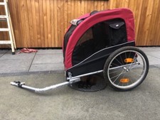 PawHut Folding Dog Carrier - Red/Black