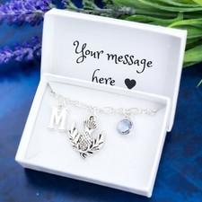 Thistle Charm Bracelet