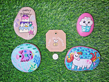 Original hand painted pebble