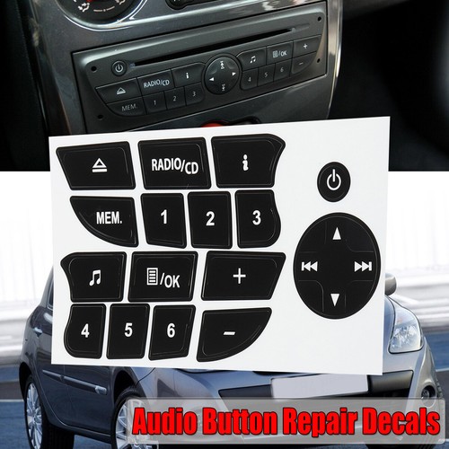 Car button repair stickers - car,