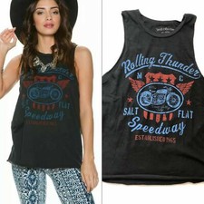 Swell Womens Thunder Speedway Ripped Tank Top S M L