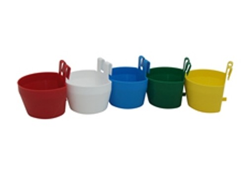 Cage run cups - run, cups/hangers