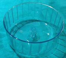 Clear Silent Hamster Exercise Wheel - DIY Bolt-On Attachment for Wire Cage D16.5