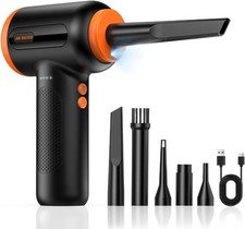 Air Duster Cleaner 91000RPM Air Blower Cleaner with LED-Light 3 Speed