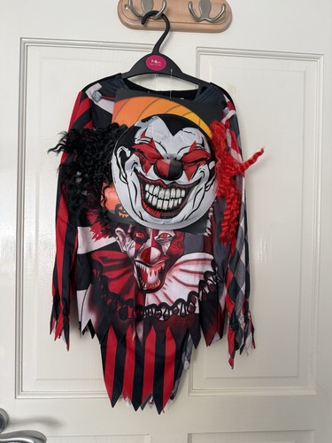 Scary clown kids halloween - clown,