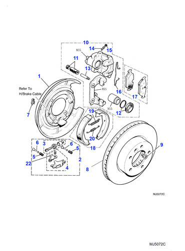 Jaguar clip braking system - jaguar,