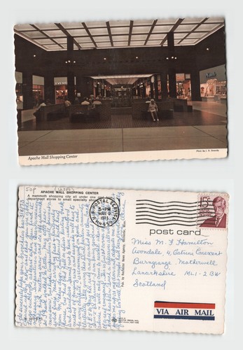 Postcard apache mall - postcard,
