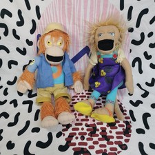 Vivid Imaginations BBC Zing Zillas Drum Monkey Soft Stuffed Toys Plushies 2009