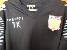 Aston Villa Sweatshirt.  With Initials TK.
