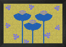 Tall blue flowers japanese - flowers,