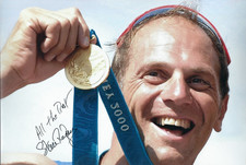 STEVE REDGRAVE - OLYMPIC ROWER - 5 TIME GOLD MEDALLIST  - HAND SIGNED 12x8 PHOTO