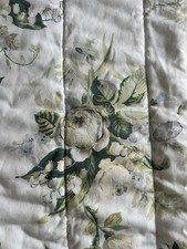 Laura Ashley Winter Lily Cotton Quilted Bedcover