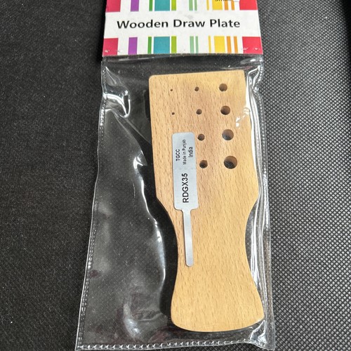 Wooden draw plate jewellery - draw,
