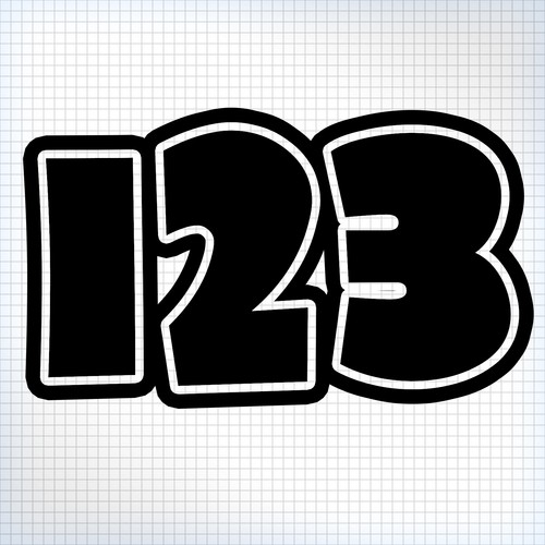 Custom race numbers - x,