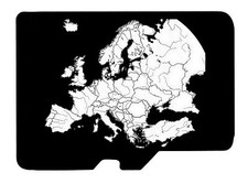TOPO Europe map micro SD for