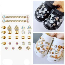 Silver Gold Shoes Charms DIY