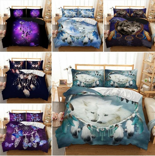 Dream catcher feather wolf - dream,
