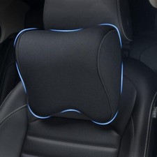 Car Seat Headrest Pillow Memory Foam Breathable Neck Support Cushion Pad Soft UK