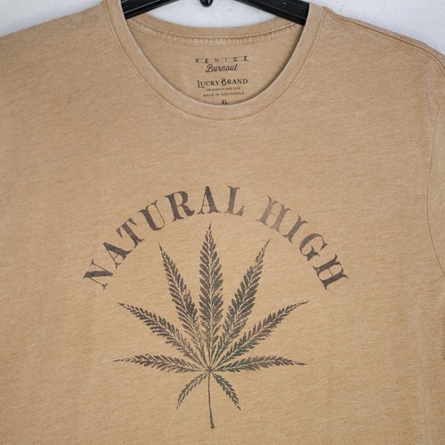 Lucky brand ganja shirt - ganja, mens