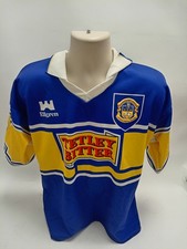 Vintage Leeds Rugby League Shirt Ellgren Tetley Bitter 90s Size XL