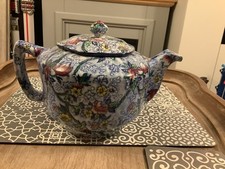 Vintage Maling Ware Teapot Vgc