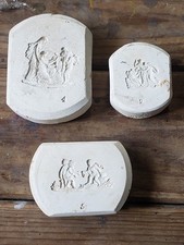 3 x ceramic wedgwood mould
