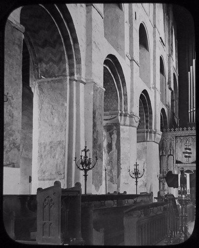 Glass magic lantern slide - magic,