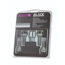 McGard Black Edition Locking Wheel Bolts - 60 Deg, 31mm Len, 17mm Head, M14x1.5