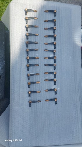 Antique coppered cast - coppered, iron